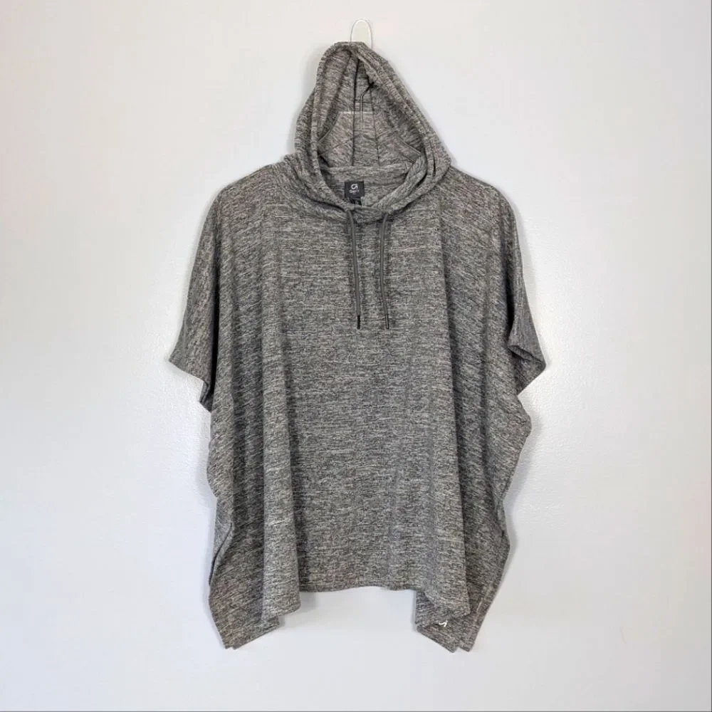 Gap Fit Gray Hooded Poncho Women's XS
